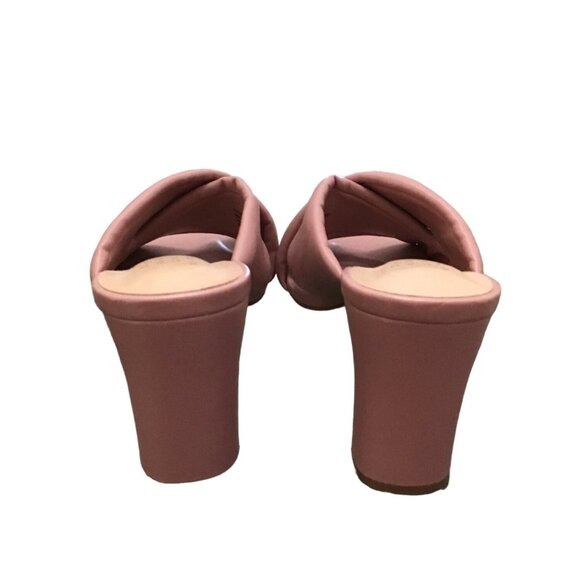Target A New Day Pink faux leather Mule Shoes size 9 gently worn - Picture 5 of 7